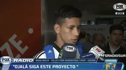 Así se habla: Meza le respondió a Chiquito Romero por el gol de Brasil