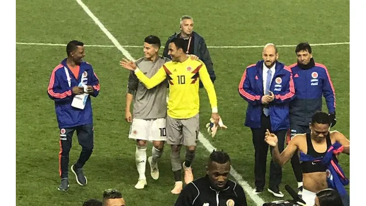 James y Keylor, juntos en EE.UU.