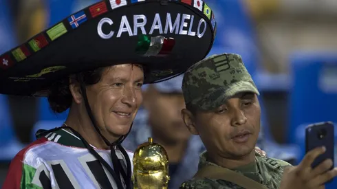 El himno mexicano sonó con fuerza en la previa.