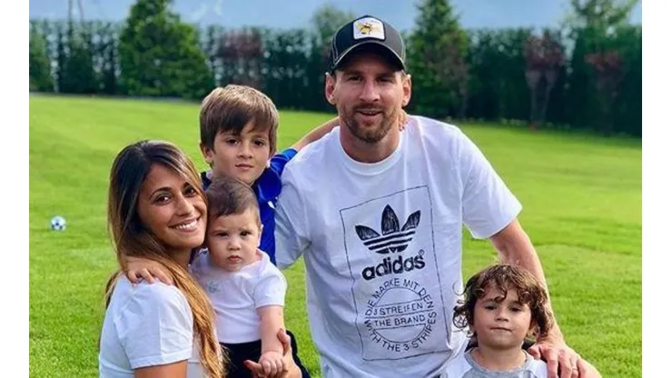 La tierna foto que subió Antonella Roccuzzo de Messi en Instagram