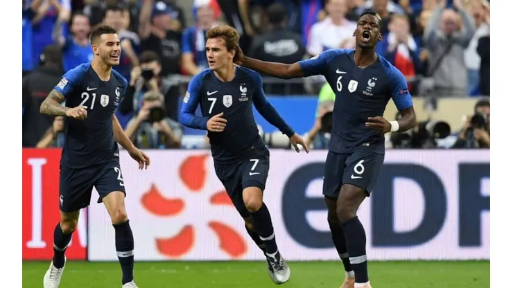 Francia celebra otro festejo ante Alemania.