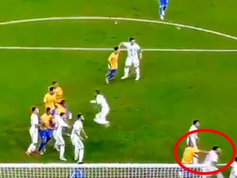 Lo que nadie te mostró: ¿hubo falta a Otamendi en el gol de Brasil?