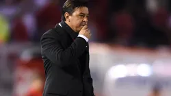 Gallardo piensa en el equipo ante Colón.