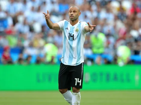 La historia de Javier Mascherano a segundos de que arranque el partido de la Selección Argentina