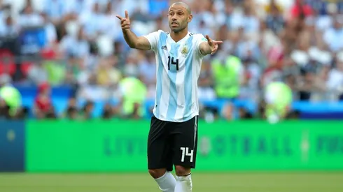 La historia de Javier Mascherano a segundos de que arranque el partido de la Selección Argentina