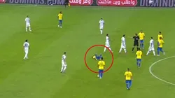 A Neymar le pegó el jugador que menos hubiera imaginado y rompió el récord de vueltas