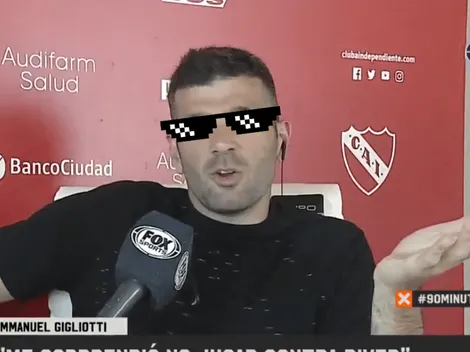 La clavó en un ángulo: Gigliotti le recordó a River que se fue a la B