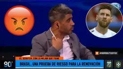 Al Negro Bulos le preguntaron si "Messi fracasó en la Selección" y lo destruyó