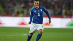 Marco Verratti en el triunfo ante Polonia.