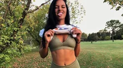 A Oriana Sabatini le pusieron los cuernos