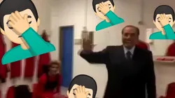 Berlusconi hizo la peor arenga de la historia, su equipo empató y después disparó contra sus jugadores