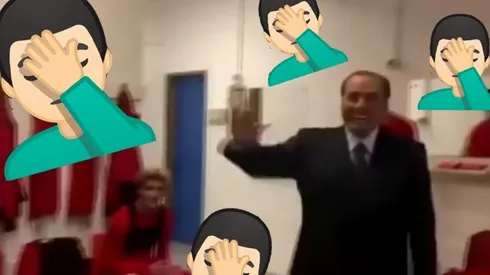 Berlusconi hizo la peor arenga de la historia, su equipo empató y después disparó contra sus jugadores