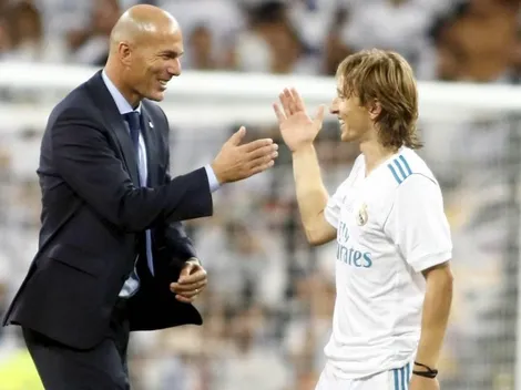 ¡Está loco! En medio de una crisis con Lopetegui, Modric habló de Zidane