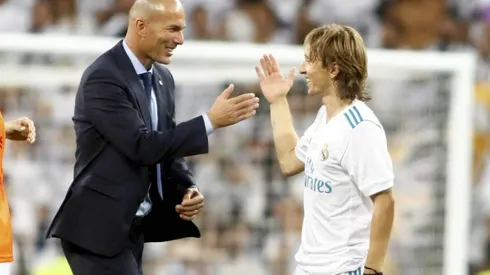 ¡Está loco! En medio de una crisis con Lopetegui, Modric habló de Zidane