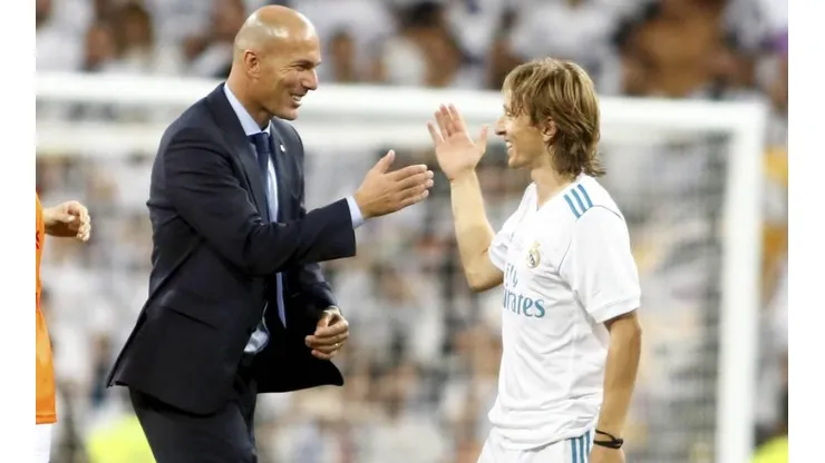 ¡Está loco! En medio de una crisis con Lopetegui, Modric habló de Zidane