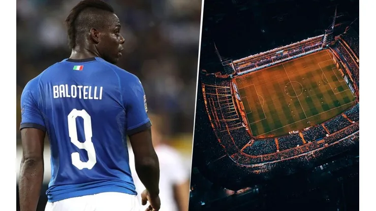 Balotelli, enamorado de La Bombonera.