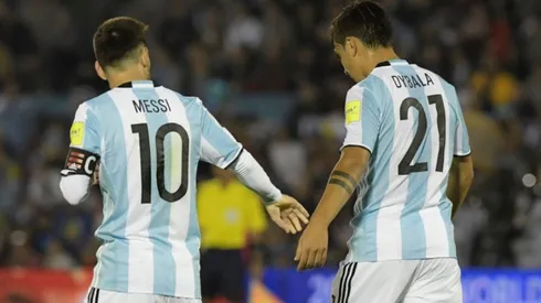 Messi y Dybala en la Selección Argentina.