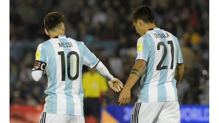 Messi y Dybala en la Selección Argentina.