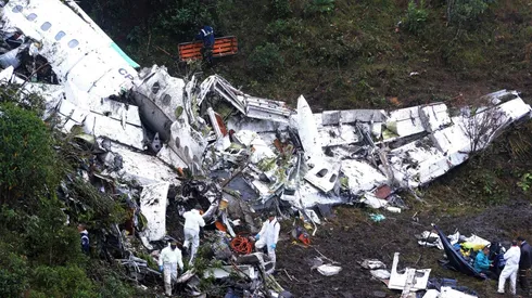 Foto del avión de Chapecoense.