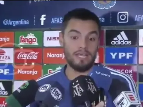 Sergio Romero hizo un monólogo elogiando a Lionel Messi y pidiendo que vuelva a la selección
