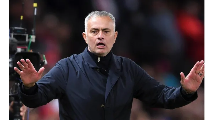Foto de José Mourinho, entrenador de Manchester.