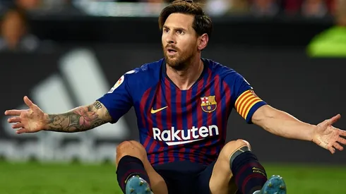 Foto de Lionel Messi, jugador de Barcelona.