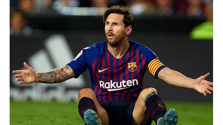 Foto de Lionel Messi, jugador de Barcelona.