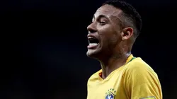 ALEGRÍA. Neymar celebra en el último Brasil-Argentina (Foto: Getty).
