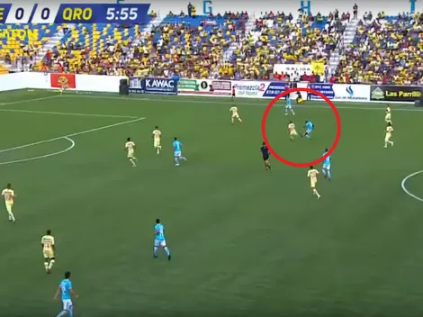 Le pegó desde la casa: Dos Santos anotó el primer gol del Querétaro con un remate desde muy lejos