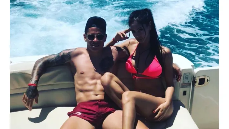 Foto de Iturbe y su novia.