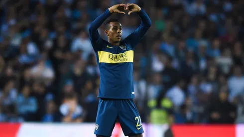 Foto de Sebastián Villa, delantero de Boca.