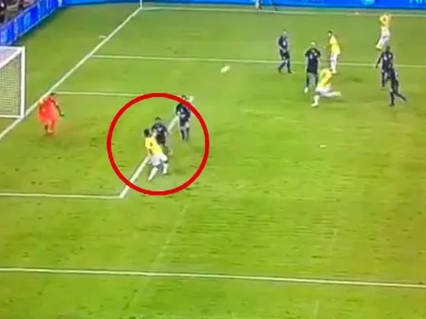 No mires, Boca: golazo de Borja, el 9 de Palmeiras, para Colombia