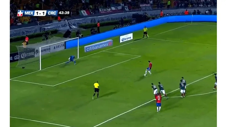 Gol de Ruiz ante México