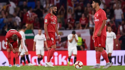 Foto de los jugadores de Real Madrid.