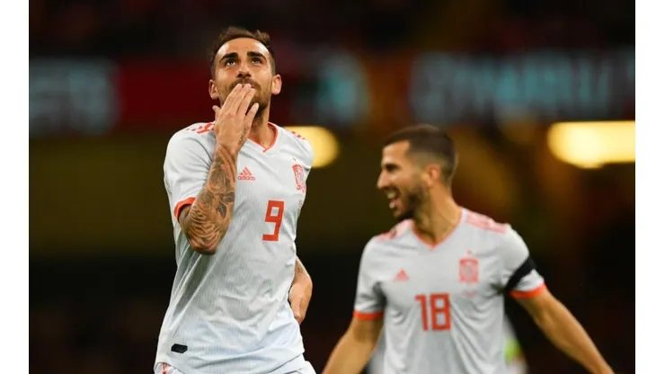 Alcácer, en su mejor momento.