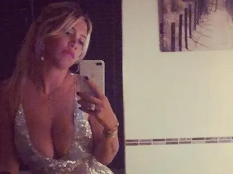 Sin palabras: Wanda Nara acaba de mostrar su escote con un primer plano inexplicable