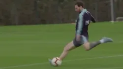 A la Selección Argentina no le gusta: Barcelona mostró los golazos de Messi en las prácticas