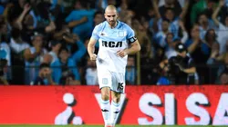 Foto de Lisandro López, jugador de Racing.