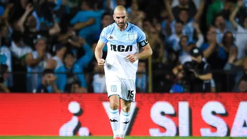 Foto de Lisandro López, jugador de Racing.
