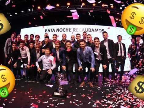 Los números finales del evento benéfico de la Fundación River