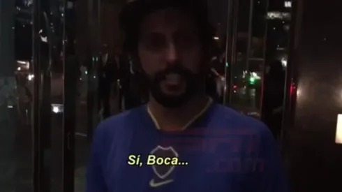 El hincha árabe de Boca y fanático de Riquelme que trolleó a River con el descenso y se hizo viral