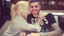 Wanda Nara y Mauro Icardi, juntos.