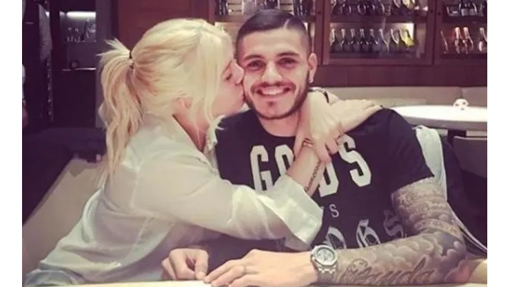 Wanda Nara y Mauro Icardi, juntos.