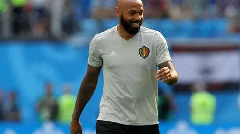 Thierry Henry durante el Mundial de Rusia.