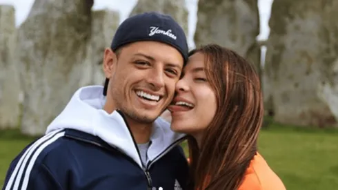 Chicharito y la novia se fueron de vacaciones.