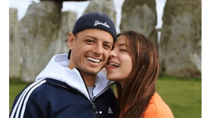 Chicharito y la novia se fueron de vacaciones.