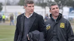 DUPLA XENEIZE. Palermo y Abbondanzieri como entrenador de Unión Española.