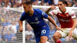 Eden Hazard con la camiseta de Chelsea.