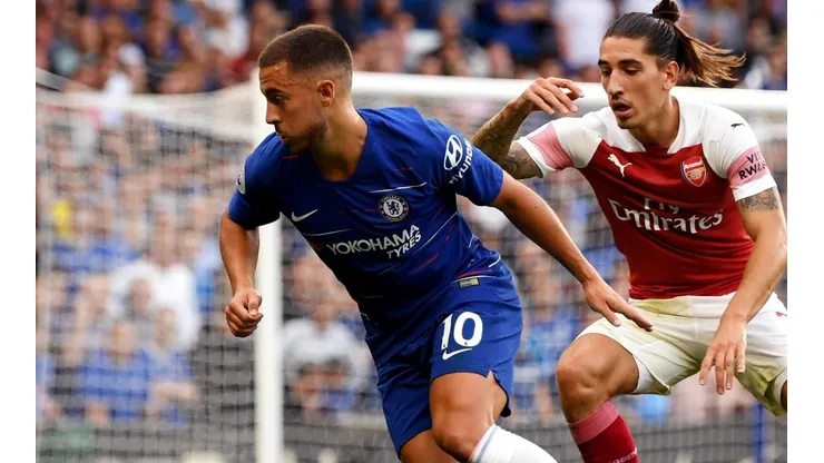 Eden Hazard con la camiseta de Chelsea.
