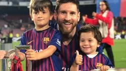 Thiago y Mateo Messi en la cena más tierna del mundo
